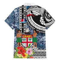 Fiji Day Family Matching Mermaid Dress and Hawaiian Shirt Traditional Tapa with Hibiscus and Emblems