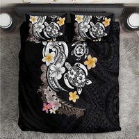 Hawaiian Tropical Plumeria Turtles Bedding Set Polynesian Art Tattoo