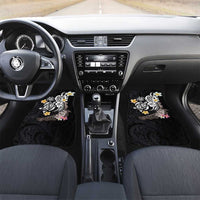 Hawaiian Tropical Plumeria Turtles Car Mats Polynesian Art Tattoo