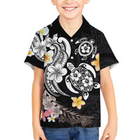 Hawaiian Tropical Plumeria Turtles Hawaiian Shirt Polynesian Art Tattoo
