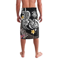 Hawaiian Tropical Plumeria Turtles Lavalava Polynesian Art Tattoo