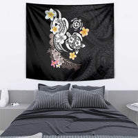 Hawaiian Tropical Plumeria Turtles Tapestry Polynesian Art Tattoo