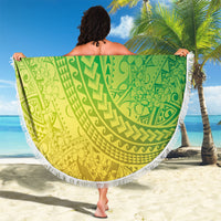 Hawaiian Turtles and Leis Beach Blanket Tribal Kakau Pattern Fresh Summer Vibe LT03 - Polynesian Pride