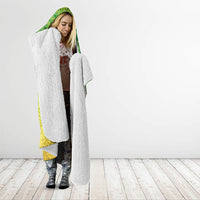 Hawaiian Turtles and Leis Hooded Blanket Tribal Kakau Pattern Fresh Summer Vibe LT03 - Polynesian Pride