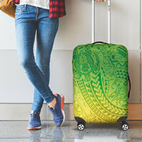 Hawaiian Turtles and Leis Luggage Cover Tribal Kakau Pattern Fresh Summer Vibe LT03 - Polynesian Pride