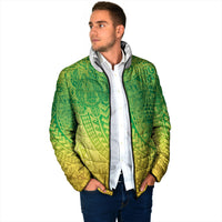 Hawaiian Turtles and Leis Padded Jacket Tribal Kakau Pattern Fresh Summer Vibe LT03 - Polynesian Pride