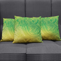 Hawaiian Turtles and Leis Pillow Cover Tribal Kakau Pattern Fresh Summer Vibe LT03 - Polynesian Pride