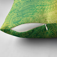 Hawaiian Turtles and Leis Pillow Cover Tribal Kakau Pattern Fresh Summer Vibe LT03 - Polynesian Pride