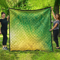 Hawaiian Turtles and Leis Quilt Tribal Kakau Pattern Fresh Summer Vibe LT03 - Polynesian Pride