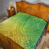 Hawaiian Turtles and Leis Quilt Tribal Kakau Pattern Fresh Summer Vibe LT03 - Polynesian Pride