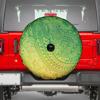 Hawaiian Turtles and Leis Spare Tire Cover Tribal Kakau Pattern Fresh Summer Vibe LT03 - Polynesian Pride