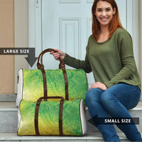 Hawaiian Turtles and Leis Travel Bag Tribal Kakau Pattern Fresh Summer Vibe LT03 - Polynesian Pride