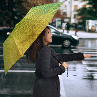 Hawaiian Turtles and Leis Umbrella Tribal Kakau Pattern Fresh Summer Vibe LT03 - Polynesian Pride