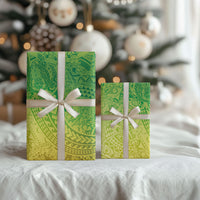 Hawaiian Turtles and Leis Wrapping Paper Tribal Kakau Pattern Fresh Summer Vibe LT03 - Polynesian Pride