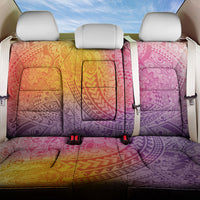 Hawaiian Turtles and Leis Back Car Seat Cover Tribal Kakau Pattern Magical Rainbow Sky LT03 One Size Multicolor - Polynesian Pride