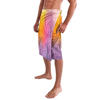 Hawaiian Turtles and Leis Lavalava Tribal Kakau Pattern Magical Rainbow Sky LT03 - Polynesian Pride