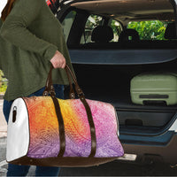 Hawaiian Turtles and Leis Travel Bag Tribal Kakau Pattern Magical Rainbow Sky LT03 - Polynesian Pride