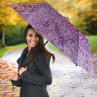 Hawaiian Turtles and Leis Umbrella Tribal Kakau Pattern Magical Rainbow Sky LT03 - Polynesian Pride