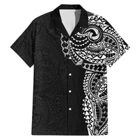 Polynesian Art Traditional Tattoo Pattern Family Matching Mermaid Dress and Hawaiian Shirt