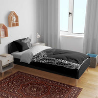 Polynesian Art Traditional Tattoo Bedding Set Simple Style