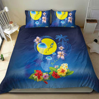 Palau Jellyfish Bedding Set Ocean Heritage Tropical Plants - Polynesian Pride