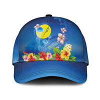 Palau Jellyfish Classic Cap Ocean Heritage Tropical Plants LT03 Universal Fit Blue - Polynesian Pride
