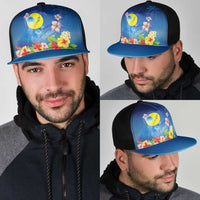 Palau Jellyfish Mesh Trucker Cap Ocean Heritage Tropical Plants LT03 - Polynesian Pride