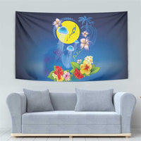 Palau Jellyfish Tapestry Ocean Heritage Tropical Plants - Polynesian Pride