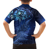 New Zealand Matariki Hawaiian Shirt Maori Pattern and Silver Fern LT03 - Polynesian Pride