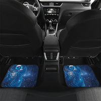 Aotearoa New Zealand New Year Car Mats Tribal Koru Tattoo Blue Galaxy Maori Silver Fern