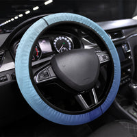 Aotearoa New Zealand New Year Steering Wheel Cover Maori Motifs with Silver Fern and Matariki Stars