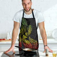 Aotearoa Moko Tribal Tattoo Apron New Zealand Maori Penguin and Fantail Reggae Style
