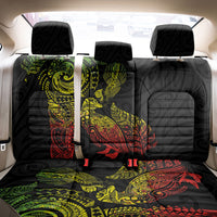 Aotearoa Moko Tribal Tattoo Back Car Seat Cover New Zealand Maori Penguin and Fantail Reggae Style