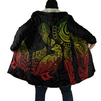 Aotearoa Moko Tribal Tattoo Cloak New Zealand Maori Penguin and Fantail Reggae Style