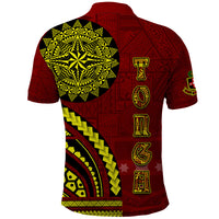 Kolisi Tonga Atele Polo Shirt Ngatu and Polynesian Pattern