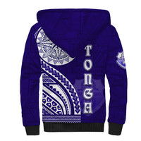 Tupou College Toloa Sherpa Hoodie Ngatu and Polynesian Pattern LT03 - Polynesian Pride