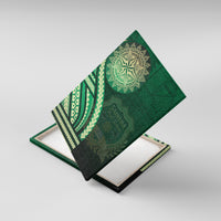 Saineha High School Canvas Wall Art Ngatu and Polynesian Pattern