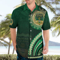 Saineha High School Hawaiian Shirt Ngatu and Polynesian Pattern LT03 - Polynesian Pride