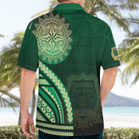 Saineha High School Hawaiian Shirt Ngatu and Polynesian Pattern LT03 - Polynesian Pride
