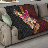 Papua New Guinea Birds and Frangipani Quilt Melanesian Art Tattoos - Polynesian Pride