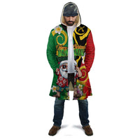 Vanuatu Christmas Cloak Funny Santa with Namele and Boar Tusk Tribal LT03 - Polynesian Pride