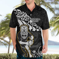 New Zealand Rugby Hawaiian Shirt Maori Warrior Rugby Silver Fern Tribal Pattern LT03 - Polynesian Pride