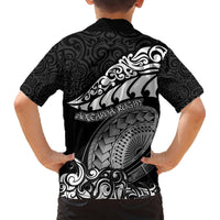 New Zealand Rugby Hawaiian Shirt Maori Warrior Rugby Silver Fern Tribal Pattern LT03 - Polynesian Pride