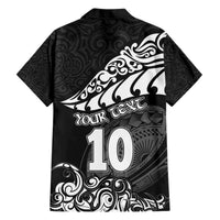 Custom New Zealand Rugby Hawaiian Shirt Maori Warrior Rugby Silver Fern Tribal Pattern LT03 - Polynesian Pride