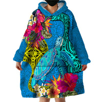 polynesian-wearable-blanket-hoodie-the-turtle-jung-flower-with-maori-pattern-ethnic-style