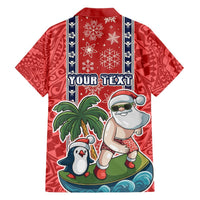 Custom Hawaii Christmas Hawaiian Shirt The Santa Surfing Hawaii Xmas Style LT03 - Polynesian Pride
