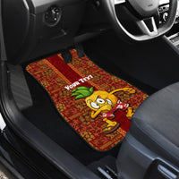 Custom Hawaii Car Mats Aloha Funny Pineapple Mix Kakau Hawaiian Tribal LT03 - Polynesian Pride