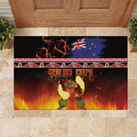 Aotearoa Siva Afi Rubber Doormat Tribal Performers of Aotearoa Fire Knife Dancing