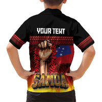 Personalised Samoan Spirit - Samoa Tribal Heritage Kid Hawaiian Shirt LT03 - Polynesian Pride