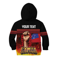 Personalised Samoan Spirit - Samoa Tribal Heritage Kid Hoodie LT03 - Polynesian Pride